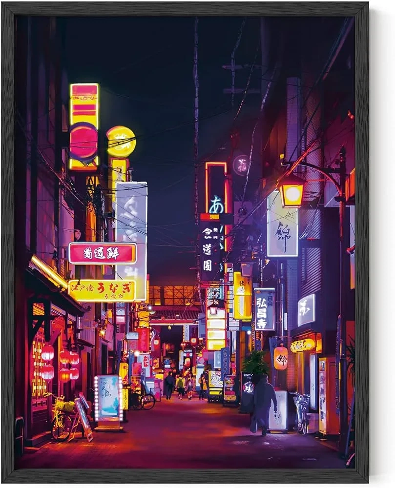 赛博朋克风格动漫《霓虹都市》炫酷画面